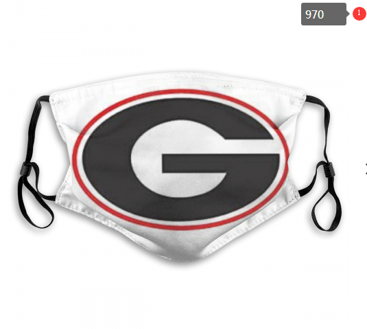 NCAA Georgia Bulldogs #16 Dust mask with filter->ncaa dust mask->Sports Accessory